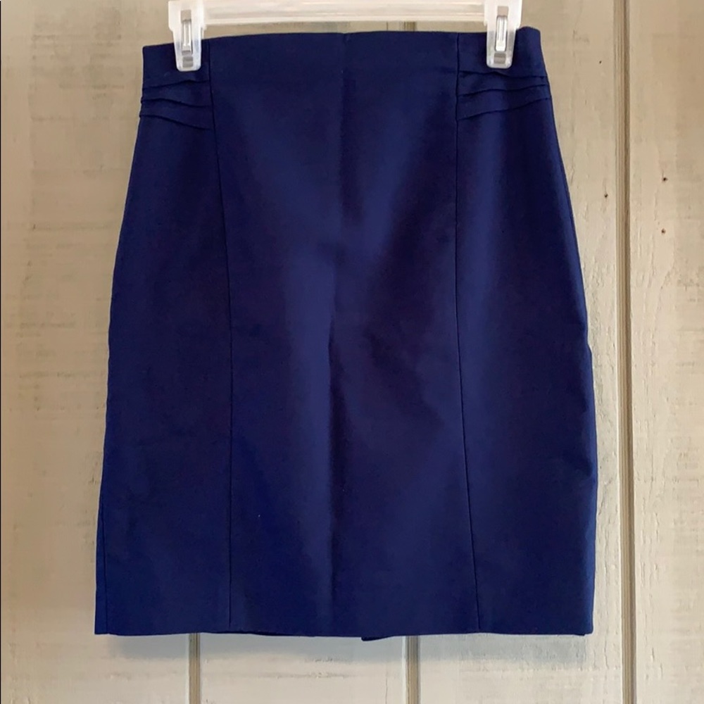 Express 4 navy skirt